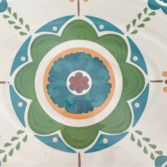 New! Home 19 3/4” x 14” Melamine Oval Turkey Serving Platter Green - Picture 6 of 9